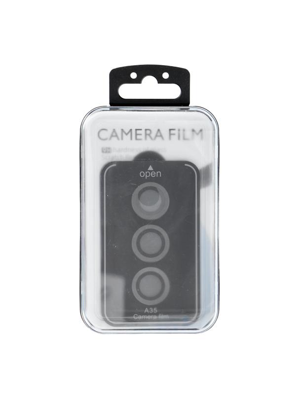 Osłona aparatu PROTECTOR 9H + aplikator do SAMSUNG A35 czarna