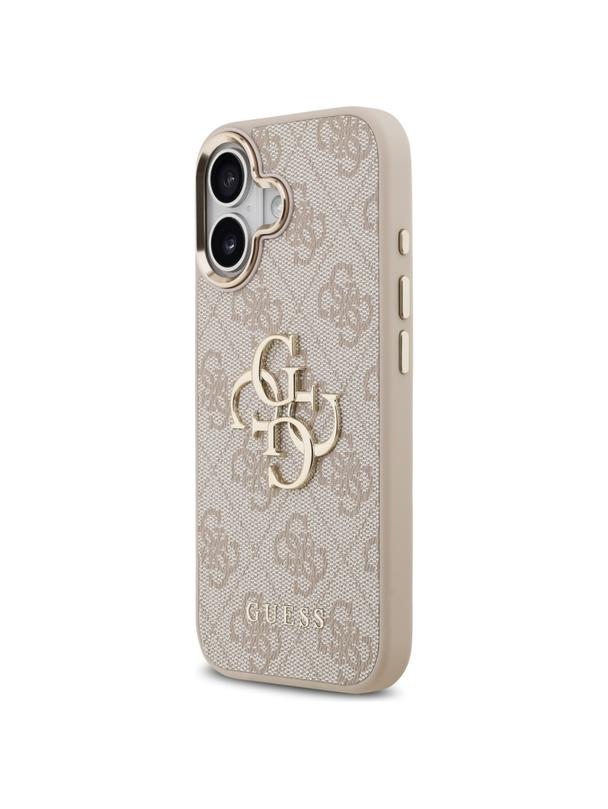 GUESS futerał do IPHONE 17 GUHCP17S4GMGCPI (PU W/ Big 4G Classic Logo) złoto różowy