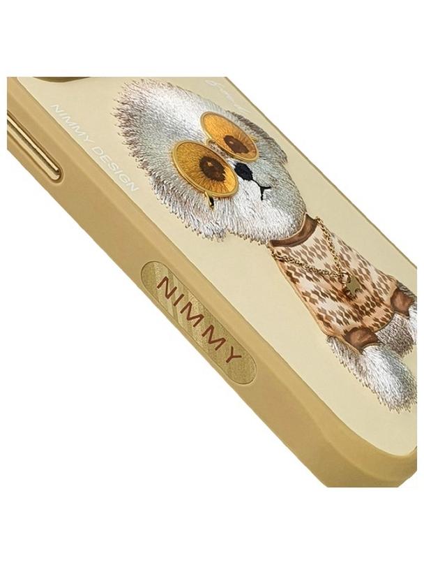 NIMMY futerał GLASSES COOL DOG do IPHONE 15 Pro Max khaki