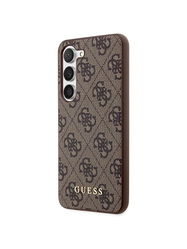 GUESS futerał do SAMSUNG S24 Plus GUHCS24MG4GFBR (Classic logo) brązowy
