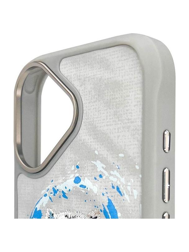 NIMMY futerał PANTERA kompatybilny z MagSafe do IPHONE 16 jasno szary