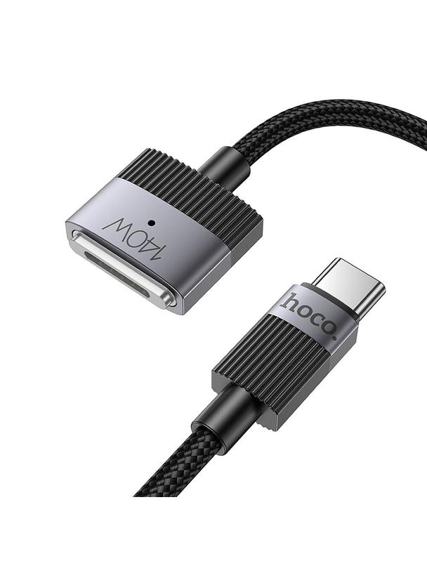 Kabel USB C do Mag3 Hoco 5A 140W magnetyczny 1,8 m U141 czarny