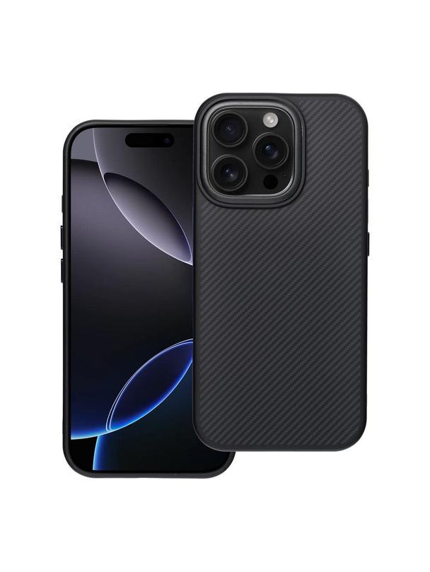 Etui na iPhone 16 Carbon Elite Mag Cover zgodny z MagSafe czarny