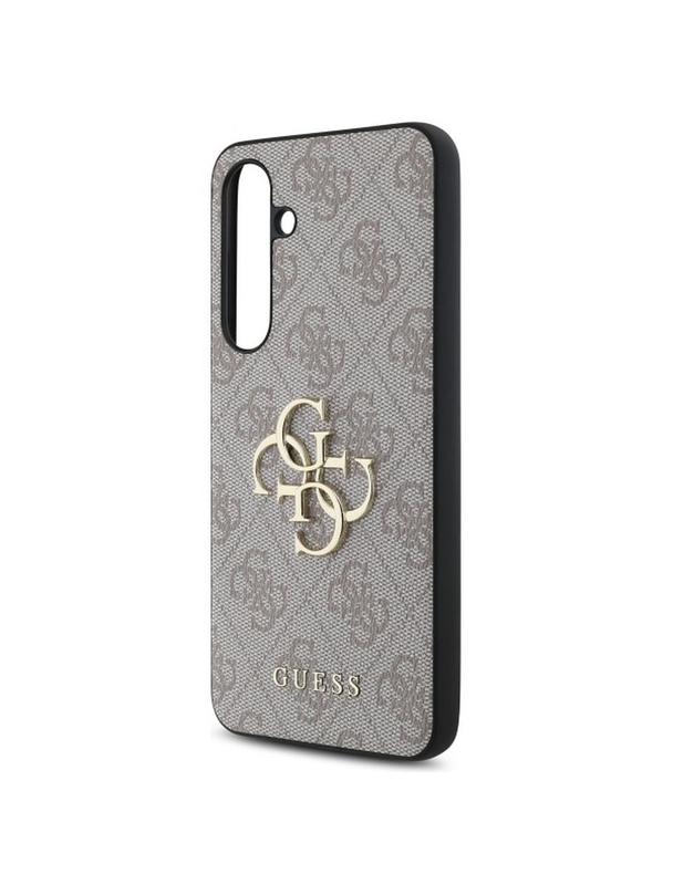 GUESS futerał do SAMSUNG S24 FE GUHCS24FE4GMGPI (HC PU 4G Big Metal Logo) różowy