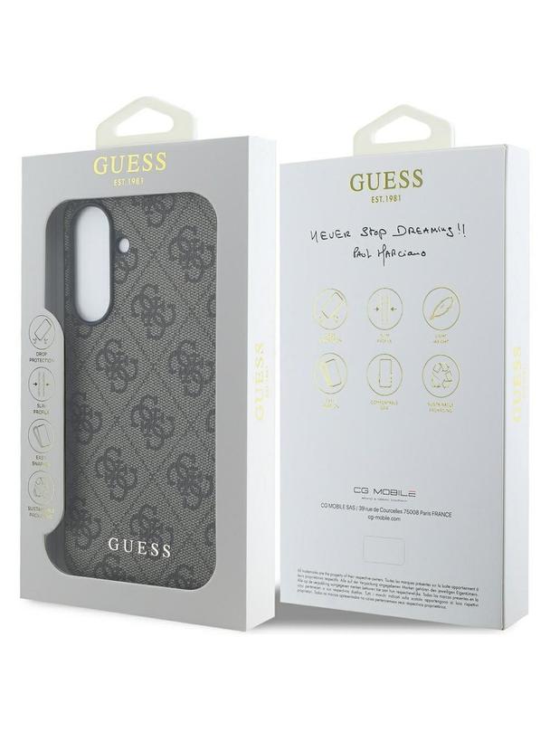 GUESS futerał do SAMSUNG A56 GUHCSA56G4GFBR (PU 4G Classic) brązowy