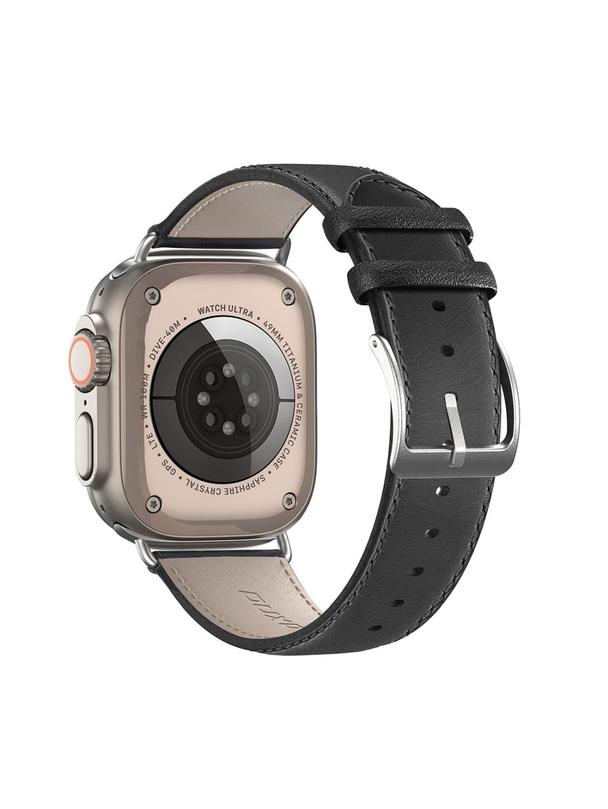 DUX DUCIS pasek YS skórzany do Apple Watch 38 / 40 / 41 mm czarny