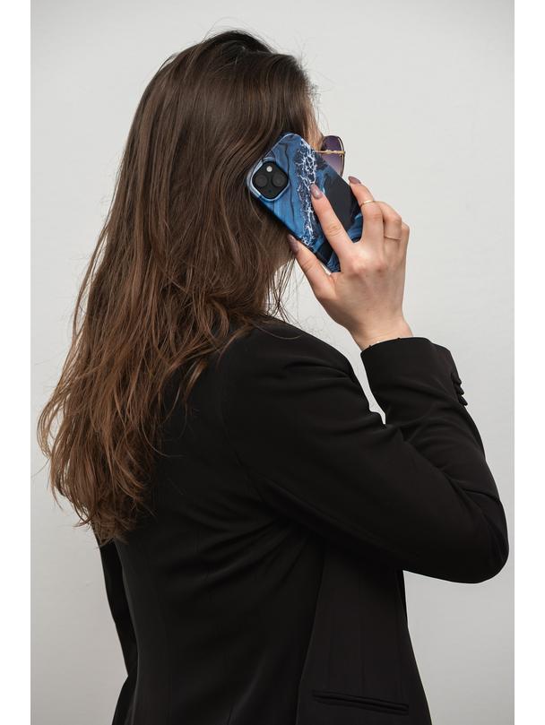 Etui na iPhone 15 Forcell F-Protect Mirage zgodny z MagSafe ocean marble