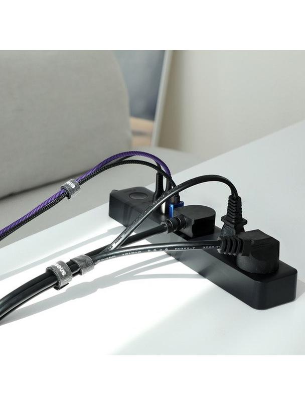 BASEUS taśma rzepowa organizer do kabli ACMGT-E01 1 m czarna