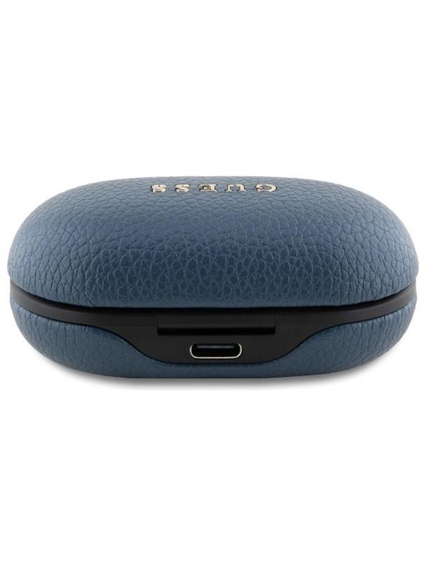 GUESS słuchawki bezprzewodowe bluetooth TWS ENC GUTWSPGTSPSB (PU Grainee Classic Logo) niebieskie