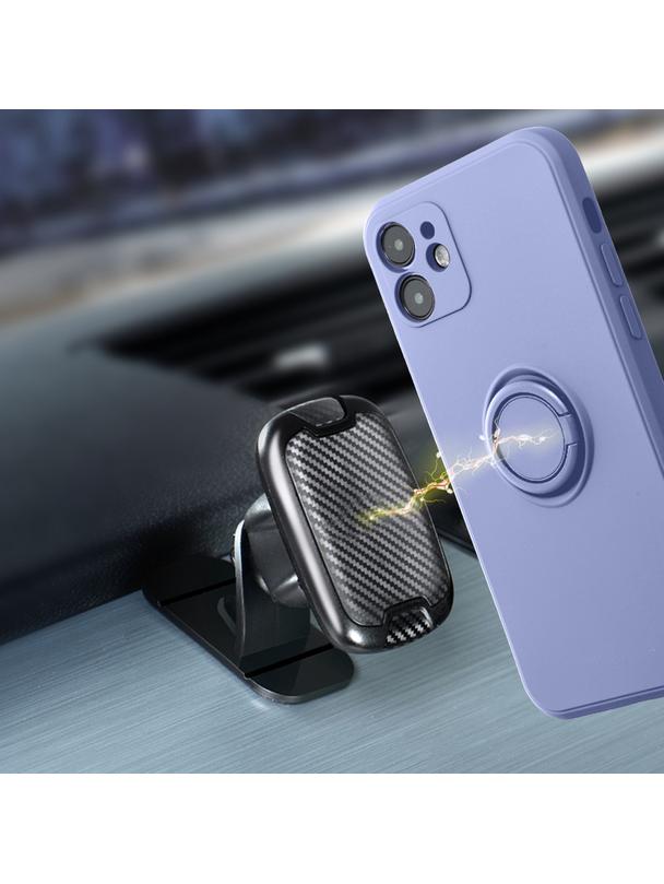 Futerał SILICONE RING do IPHONE 16 Pro Max fioletowy