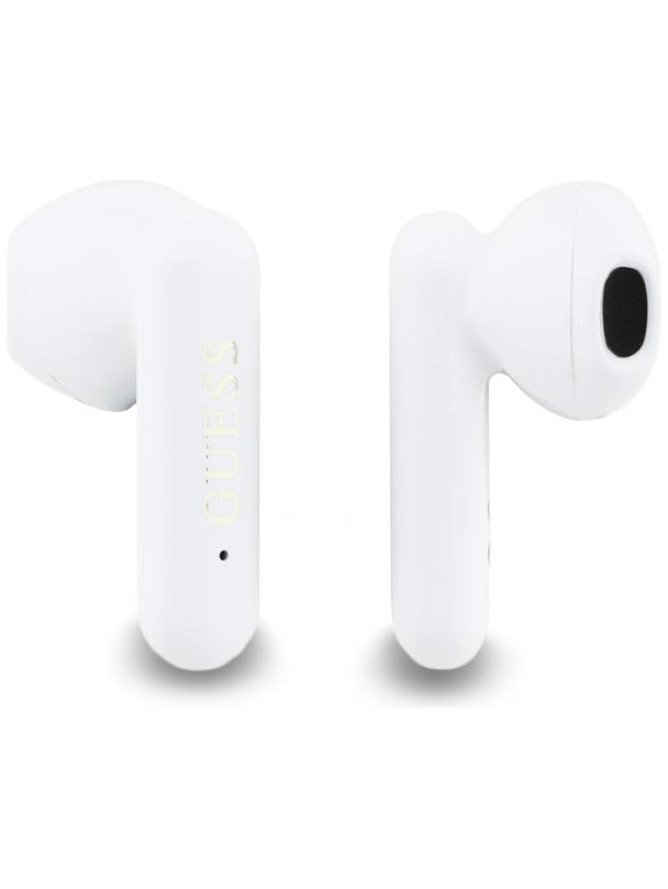 Słuchawki bezprzewodowe douszne Guess TWS 4G Metal Logo różowe