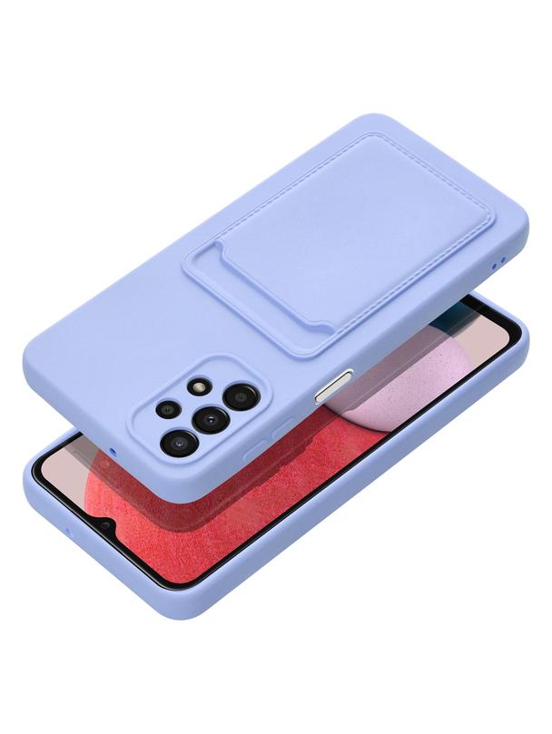 Futerał CARD CASE do SAMSUNG A13 5G / A04S fioletowy