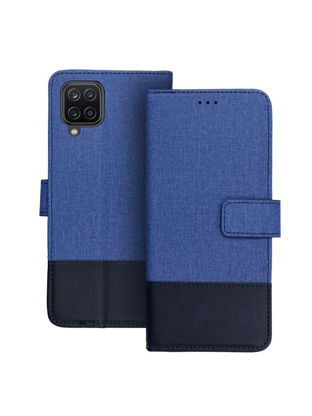 Kabura GOMMA Book do SAMSUNG A12 / M12 niebieski
