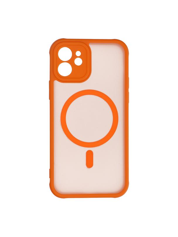 Futerał FULL MATTE MAG COVER kompatybilny z MagSafe do IPHONE 12 hermes orange