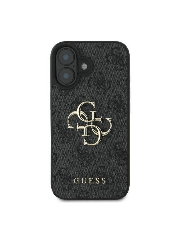 GUESS futerał do IPHONE 16 GUHCP16S4GMGGR (4G PU Big Logo) czarny
