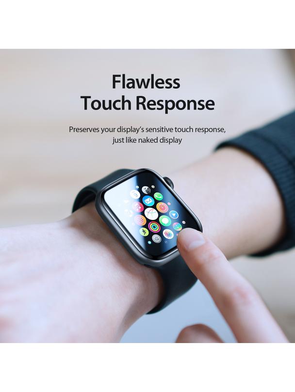 DUX DUCIS protektor PMMA z ramką do Apple Watch 10 42 mm czarne