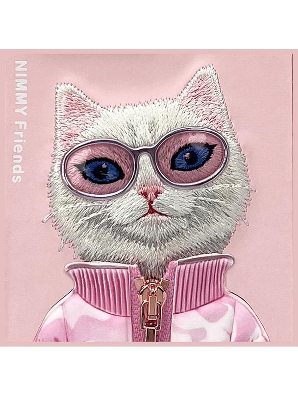 NIMMY futerał COOL&CUTE 2.0 Cat do IPHONE 16 Pro Max różowy