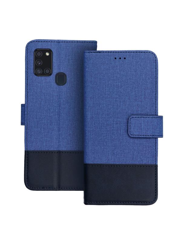 Kabura GOMMA Book do SAMSUNG A21s niebieski