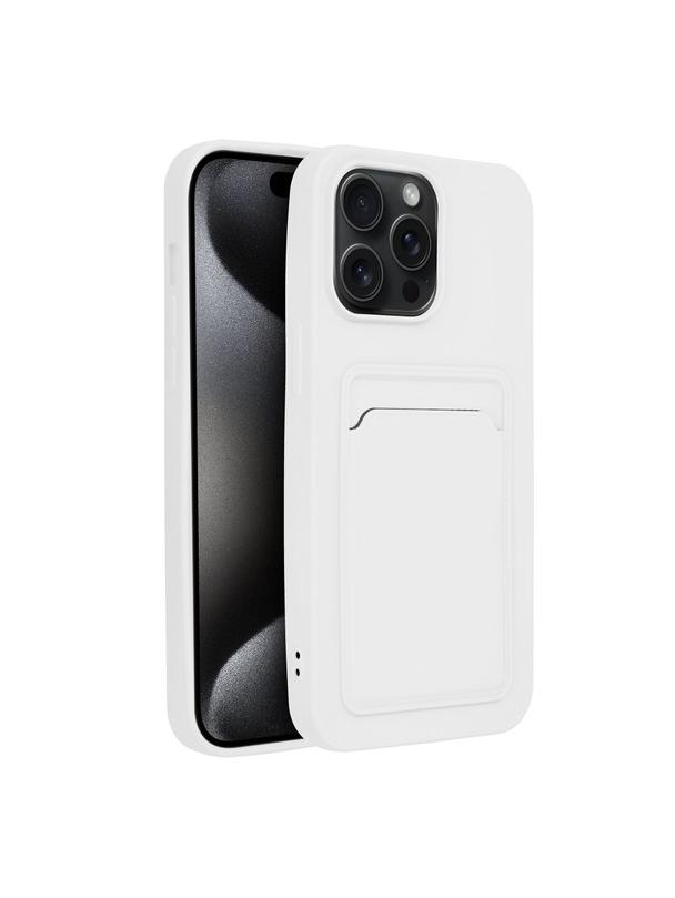 Futerał CARD CASE do IPHONE 15 Pro Max biały