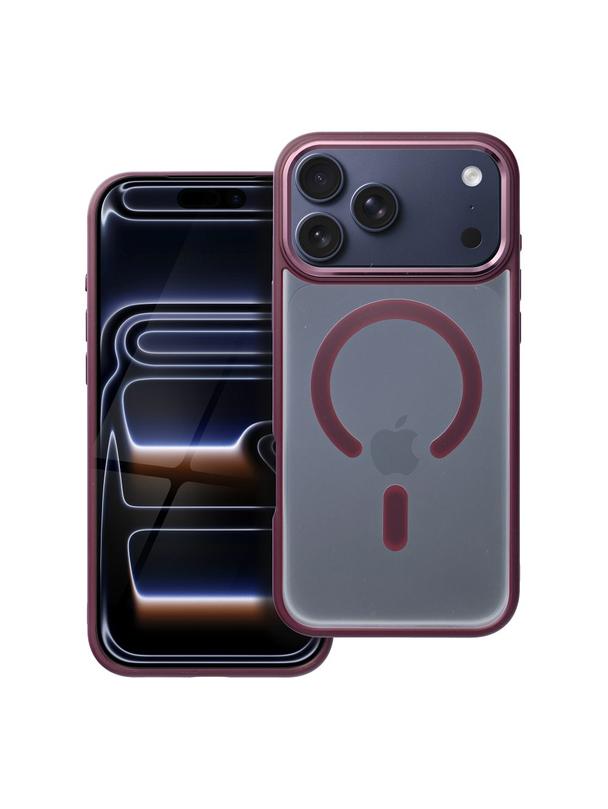 Futerał MATTE MAG COVER kompatybilny z MagSafe do IPHONE 17 Pro Max czerwony