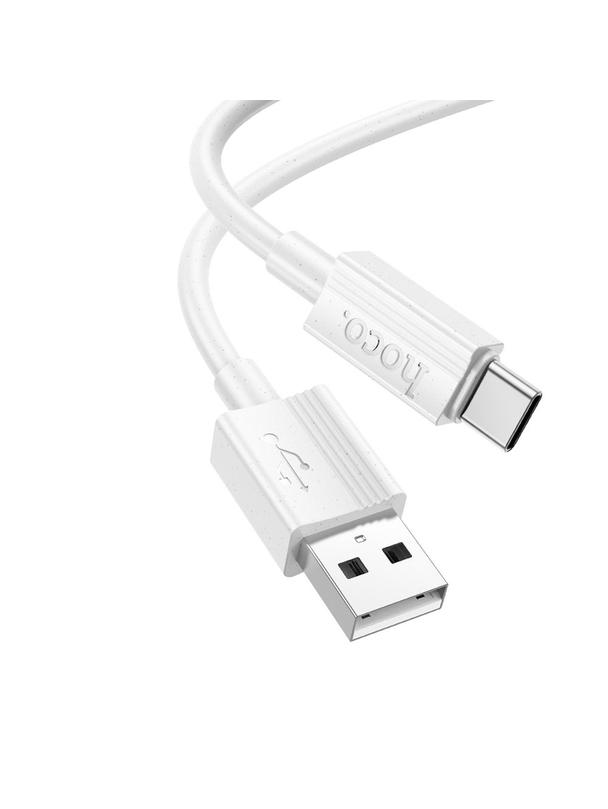 Kabel USB A do USB C Hoco 3A 1 m X107 biały