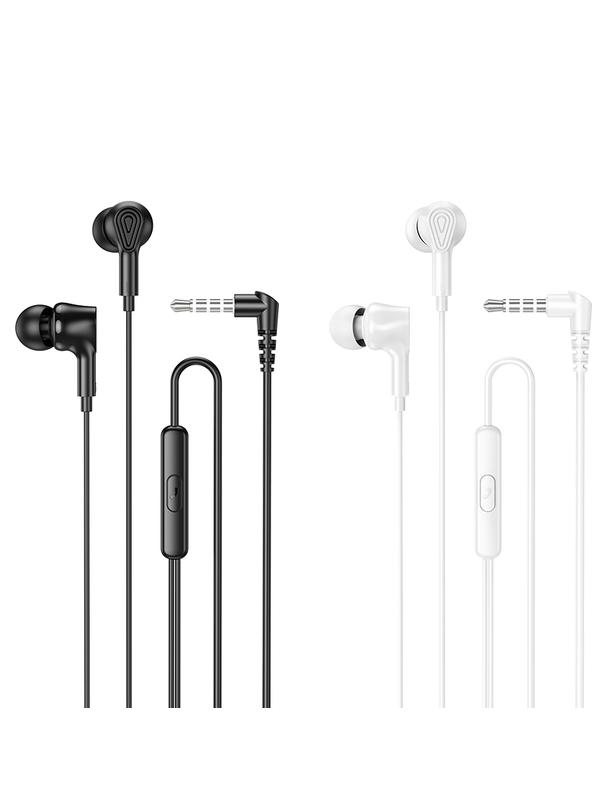 Słuchawki przewodowe douszne Jack 3,5 mm Hoco M102 białe