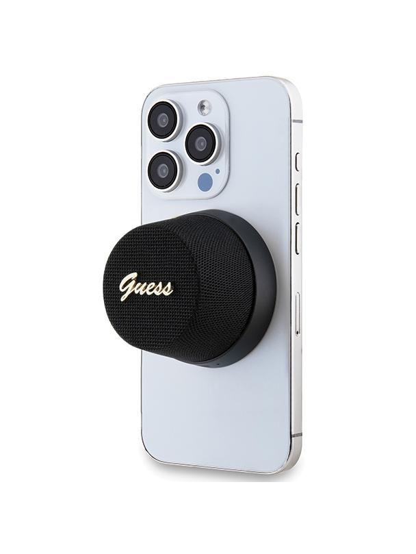 Głośnik bluetooth Guess Magnetic Script Metal GUWSC3ALSMK czarny
