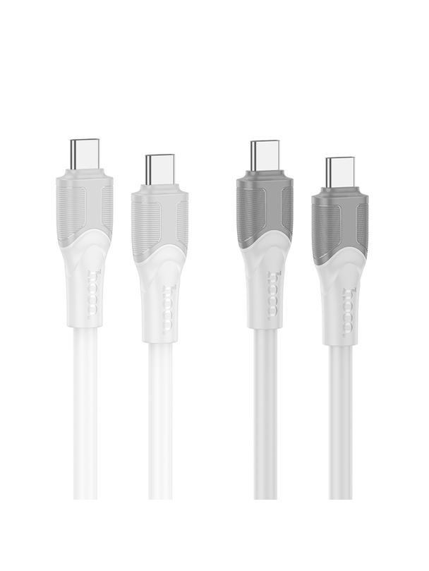 Kabel USB C do USB C Hoco PD 5A 240W 3 m X106 biały