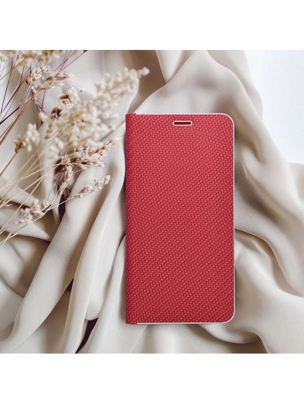 Kabura LUNA Book Carbon do IPHONE 17 Pro Max czerwony