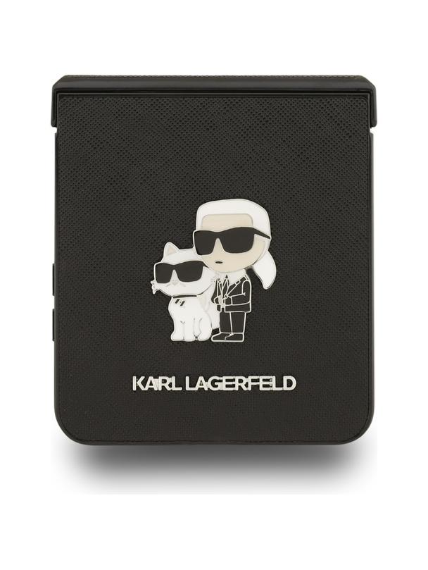 KARL LAGERFELD futerał do SAMSUNG Z Flip7 KLHCZF7SAPKCNPK (Saffiano KC PIN) czarny