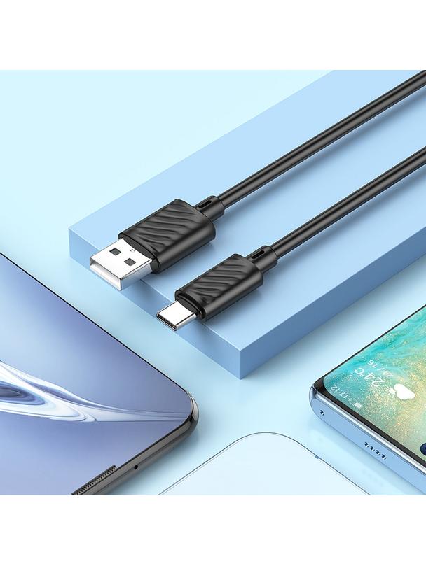 Kabel USB A do USB C Hoco 3A 1 m X88 czarny