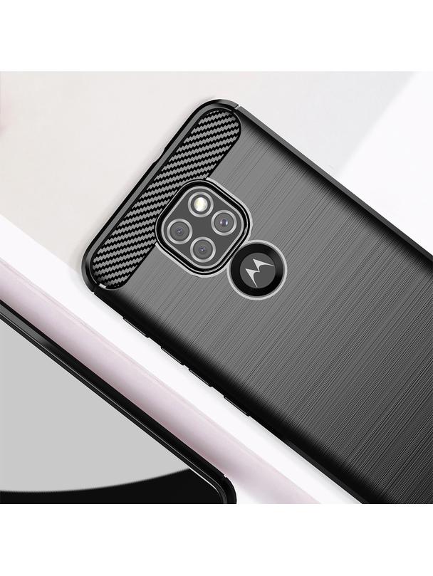Futerał CARBON do MOTOROLA Moto G9 PLAY / E7 PLUS czarny