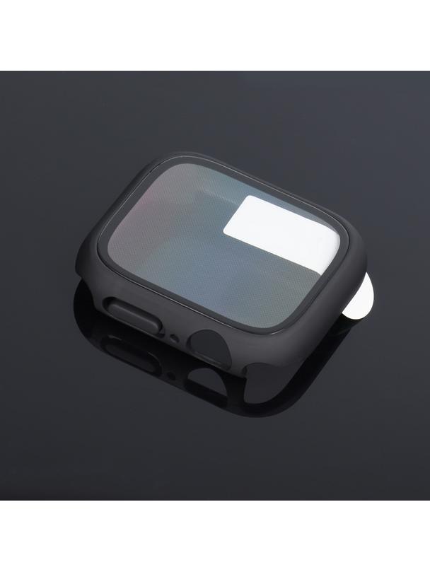 Futerał ochronny ze szkłem Bestsuit Flexible do Apple Watch series 7/8/9-41mm - grafitowy