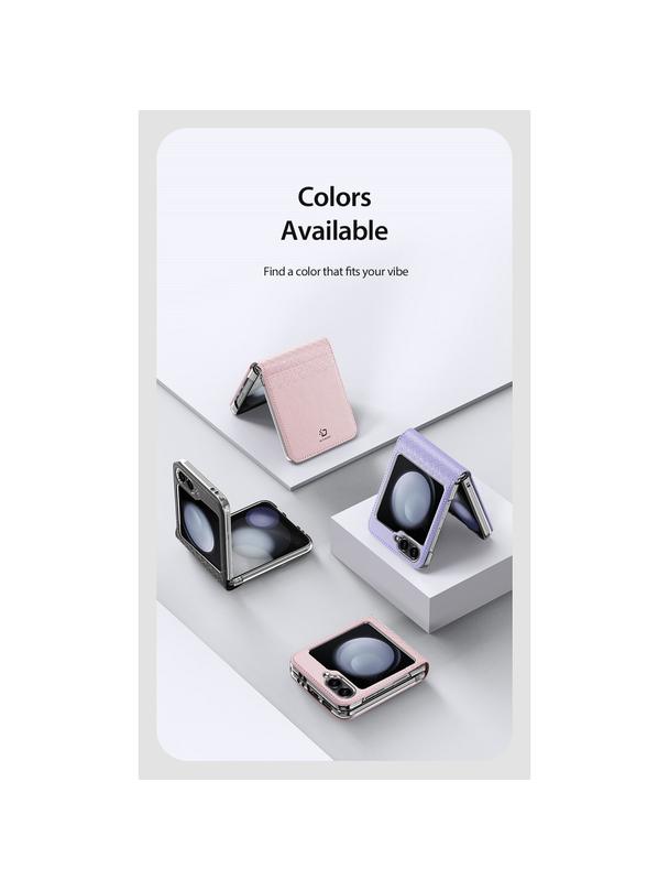 DUX DUCIS futerał BRIL do SAMSUNG Z Flip6 5G różowy