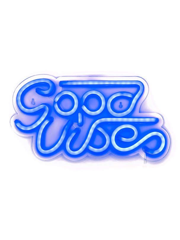 NEON NA ŚCIANĘ LED na USB - Good vibes 2 model