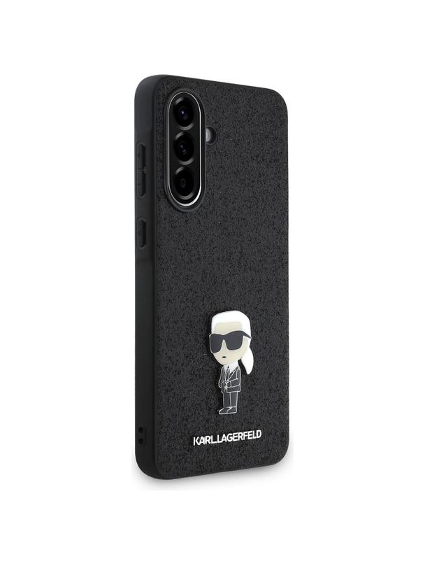 KARL LAGERFELD futerał do SAMSUNG A56 KLHCSA56GKNPSK (Fixed Glitter W/ Ikonik Metal Pin) czarny