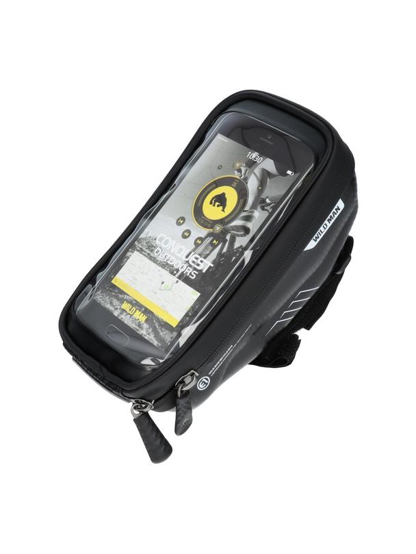 WILDMAN sakwa rowerowa na kierownice, na zamek E1 1L ( 4" - 7" ) czarna