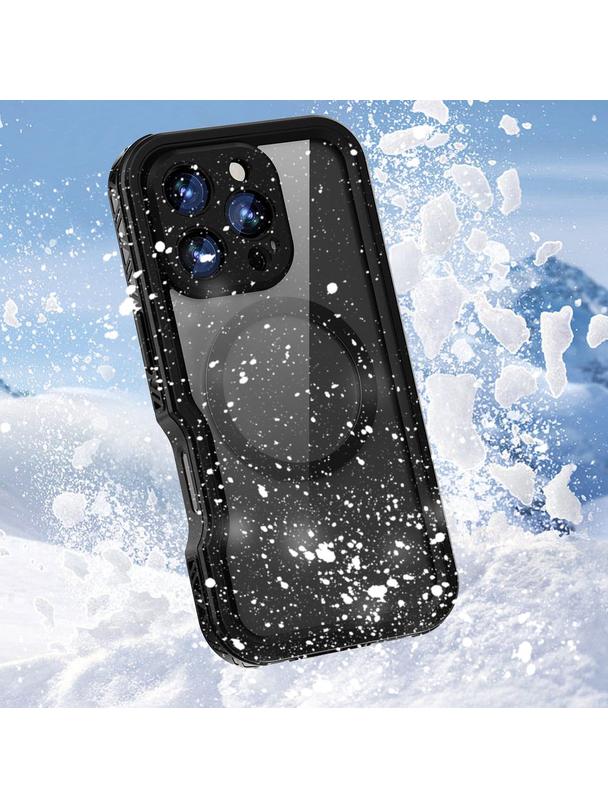 Futerał wodoodporny SHELLBOX GT kompatybilny z MagSafe do IPHONE 16 Pro czarny