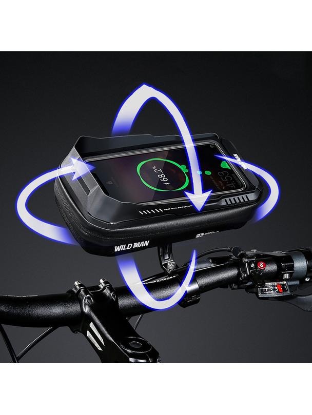 WILDMAN sakwa rowerowa na kierownicę na zamek 0,5L (4" - 7") XT3S czarna