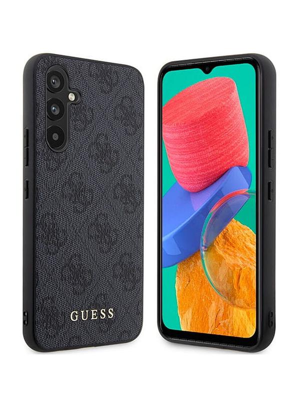 GUESS futerał do SAMSUNG A54 GUHCSA54G4GFGR (4G Metal Gold Logo) szary