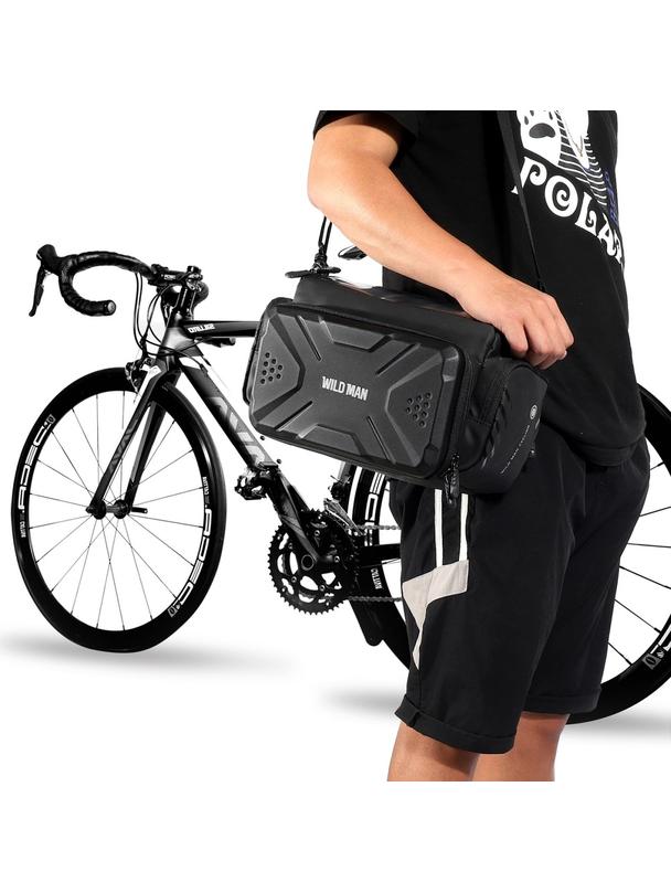 WILDMAN sakwa rowerowa na kierownicę na zamek GS6 4L ( 4" - 7") czarna