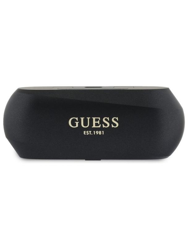 GUESS słuchawki bezprzewodowe bluetooth TWS GUTWSC2MCDSK (Elongated Metallic Classic Printed Logo) czarne