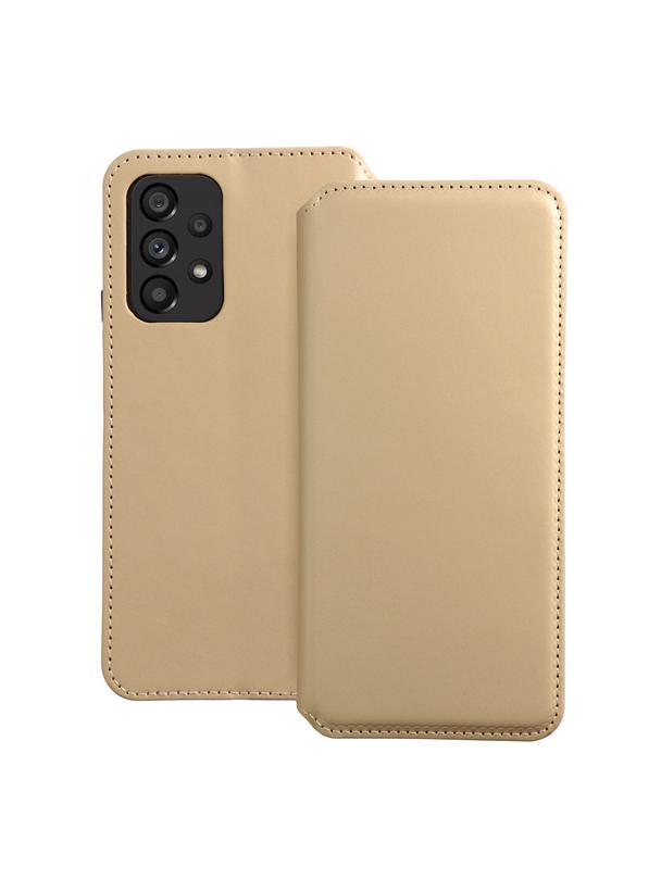 Kabura DUAL POCKET Book do SAMSUNG A53 5G złoty