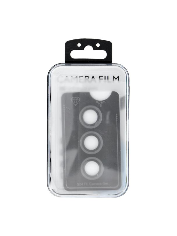 Osłona aparatu PROTECTOR 9H + aplikator do SAMSUNG S24 FE czarna