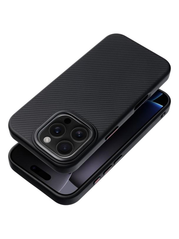 Etui na iPhone 15 PRO Carbon Elite Mag Cover zgodny z MagSafe czarny