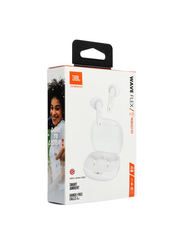 Słuchawki bezprzewodowe douszne JBL Wave Flex JBLWFLEXWHT białe