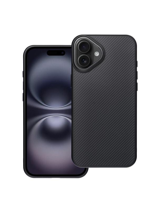 Etui na iPhone 16 PLUS Carbon Elite Mag Cover zgodny z MagSafe czarny