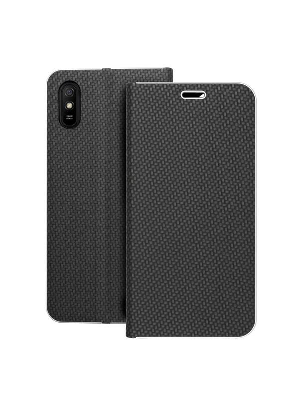 Kabura LUNA Book Carbon do XIAOMI Redmi 9AT / Redmi 9A czarny