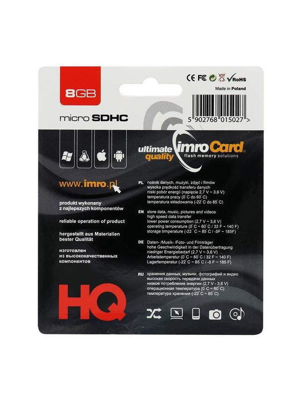 IMRO karta pamięci microSD 8GB