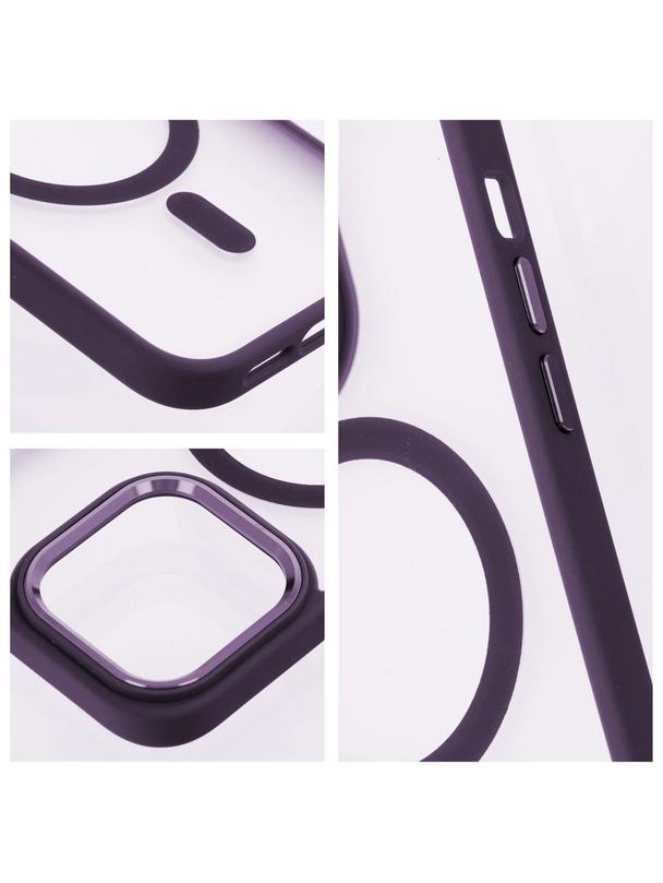 Futerał MATTE MAG COVER kompatybilny z MagSafe do IPHONE 16 Pro fioletowy